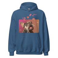 Unisex Hoodie • Frenchie Bubbles!_no text