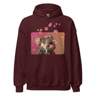 Unisex Hoodie • Henry the Frenchie • Bubbles!