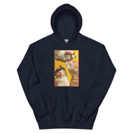 Unisex Hoodie • Three Under Cats • Milk!