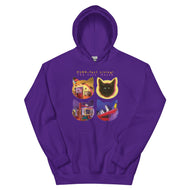 Unisex Hoodie • PURR-fect Living! • The Cats' House