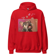 Unisex Hoodie • Frenchie Bubbles!_no text