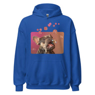 Unisex Hoodie • Henry the Frenchie • Bubbles!