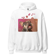 Unisex Hoodie • Henry the Frenchie • Bubbles!