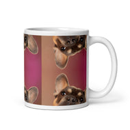 White glossy mug • Frenchie • Panorama • underVIEW