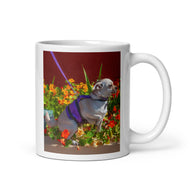White glossy mug • The Leash • 2 Views
