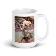White glossy mug • Sadie: Pup to Dog • 2 Views
