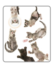 Unisex classic tee • Under Kittens • Collage • white background