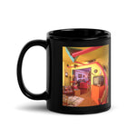 Black Glossy Mug • The Cats' House