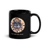 Black Glossy Mug • Cats Make Life Whole