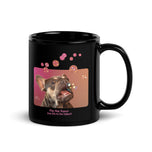 Black Glossy Mug • Frenchie Bubbles!