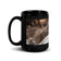 Black Glossy Mug • Cats and Dogs Can Get Along