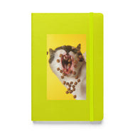 Hardcover bound notebook • Feed Me!
