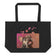 Large organic tote bag • Frenchie Bubbles!