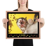 Framed photo paper poster • Feed Me! • 16x20