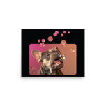 Photo paper poster • Frenchie Bubbles!