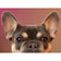 White glossy mug • Frenchie • Portrait • Panorama