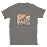 Short-Sleeve Unisex T-Shirt • Cats and Dogs Can Get Along!