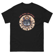 Unisex classic tee • Cat Mandala • Cats Make Life Whole!