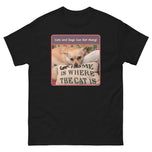 Unisex classic tee • Cats and Dogs Can Get Along!