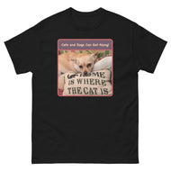 Unisex classic tee • Cats and Dogs Can Get Along!
