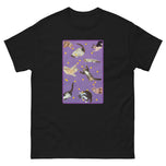 Unisex classic tee • Purple Under Cats • Yellow Balls