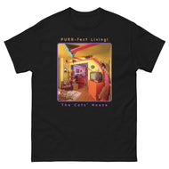 Unisex classic tee • The Cats' House living room • PURR-fect Living!