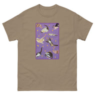 Unisex classic tee • Purple Under Cats • Yellow Balls