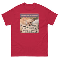 Unisex classic tee • Cats and Dogs Can Get Along!