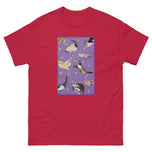 Unisex classic tee • Purple Under Cats • Yellow Balls