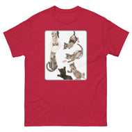 Unisex classic tee • Under Kittens • Collage • white background