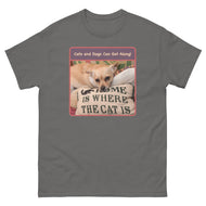 Unisex classic tee • Cats and Dogs Can Get Along!