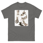 Unisex classic tee • Under Kittens • Collage • white background