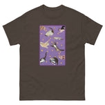 Unisex classic tee • Purple Under Cats • Yellow Balls