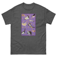 Unisex classic tee • Purple Under Cats • Yellow Balls
