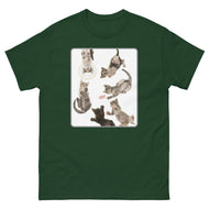 Unisex classic tee • Under Kittens • Collage • white background