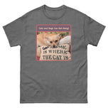 Unisex classic tee • Cats and Dogs Can Get Along!