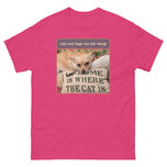 Unisex classic tee • Cats and Dogs Can Get Along!