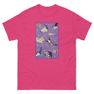 Unisex classic tee • Purple Under Cats • Yellow Balls