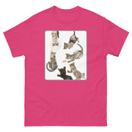 Unisex classic tee • Under Kittens • Collage • white background