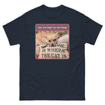 Unisex classic tee • Cats and Dogs Can Get Along!