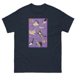 Unisex classic tee • Purple Under Cats • Yellow Balls
