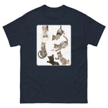 Unisex classic tee • Under Kittens • Collage • white background