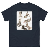 Unisex classic tee • Under Kittens • Collage • white background