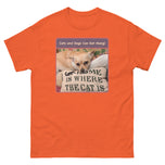 Unisex classic tee • Cats and Dogs Can Get Along!