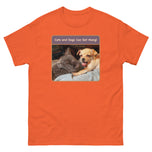 Unisex classic tee • Best Friends • Cats and Dogs Can Get Along!