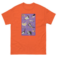 Unisex classic tee • Purple Under Cats • Yellow Balls