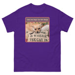 Unisex classic tee • Cats and Dogs Can Get Along!