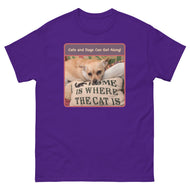 Unisex classic tee • Cats and Dogs Can Get Along!