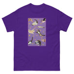 Unisex classic tee • Purple Under Cats • Yellow Balls