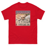 Unisex classic tee • Cats and Dogs Can Get Along!
